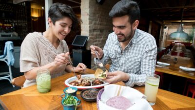 Randka w meksykańskiej restauracji